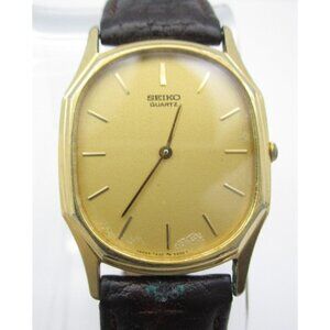 Women Seiko Quartz WR Analog 28mm Watch (H705) "New Battery" 7430-5129 (H705)